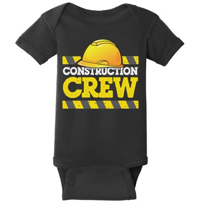 Boy Construction Crew Birthday Party Supplies Group Matching Baby Bodysuit