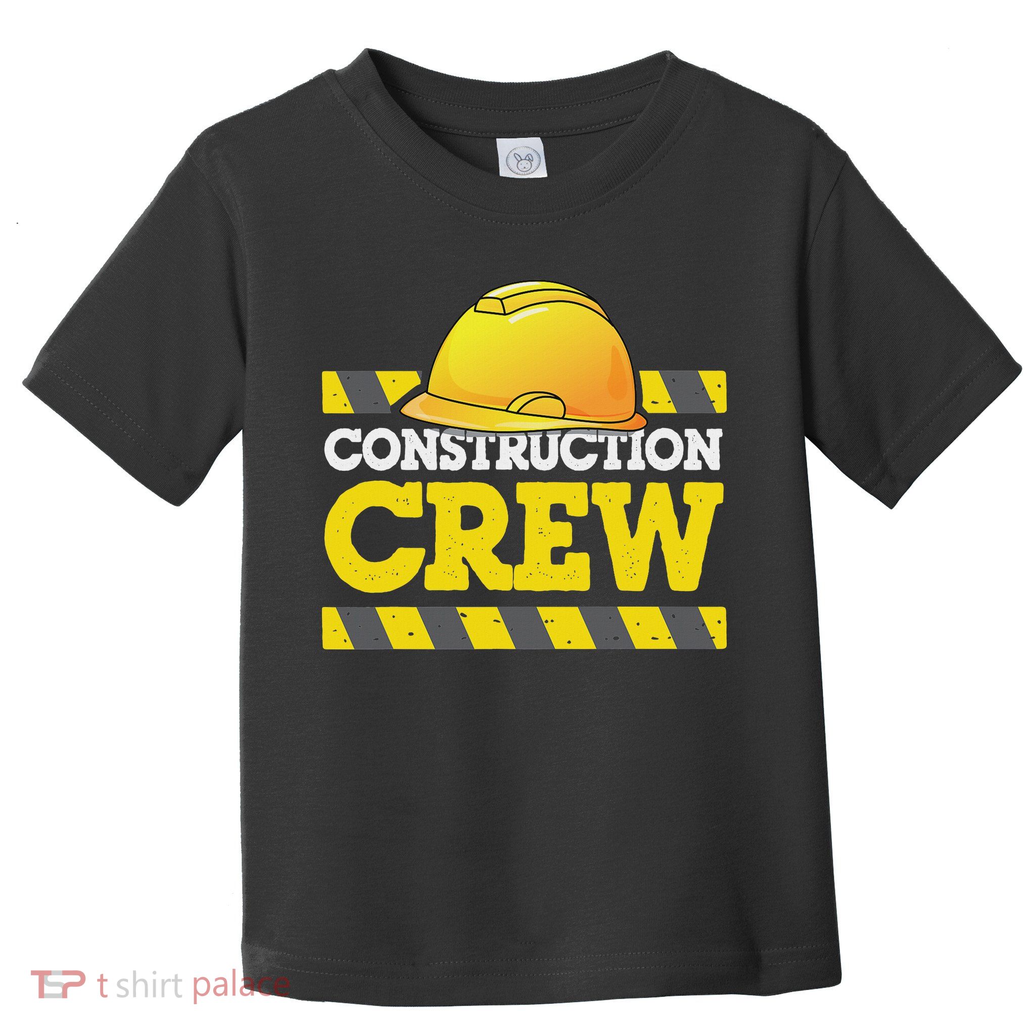 Boy Construction Crew Birthday Party Supplies Group Matching Toddler T-Shirt
