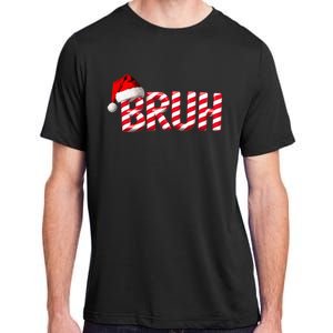 Bruh Christmas Candy Cane For Teen Funny Xmas Bruh Adult ChromaSoft Performance T-Shirt