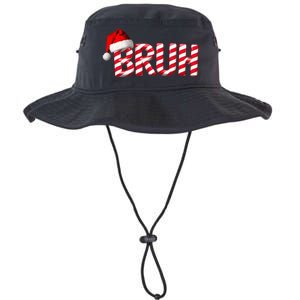 Bruh Christmas Candy Cane For Teen Funny Xmas Bruh Legacy Cool Fit Booney Bucket Hat