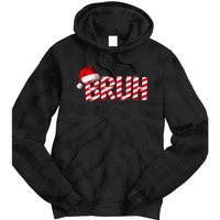 Bruh Christmas Candy Cane For Teen Funny Xmas Bruh Tie Dye Hoodie