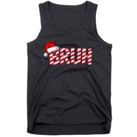 Bruh Christmas Candy Cane For Teen Funny Xmas Bruh Tank Top