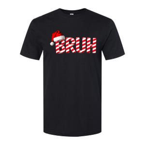 Bruh Christmas Candy Cane For Teen Funny Xmas Bruh Softstyle CVC T-Shirt