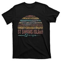 Beach Coastal City Vacation Souvenir St Simons Island T-Shirt