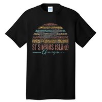 Beach Coastal City Vacation Souvenir St Simons Island Tall T-Shirt