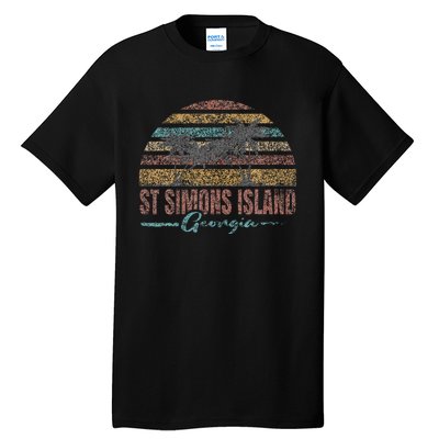 Beach Coastal City Vacation Souvenir St Simons Island Tall T-Shirt