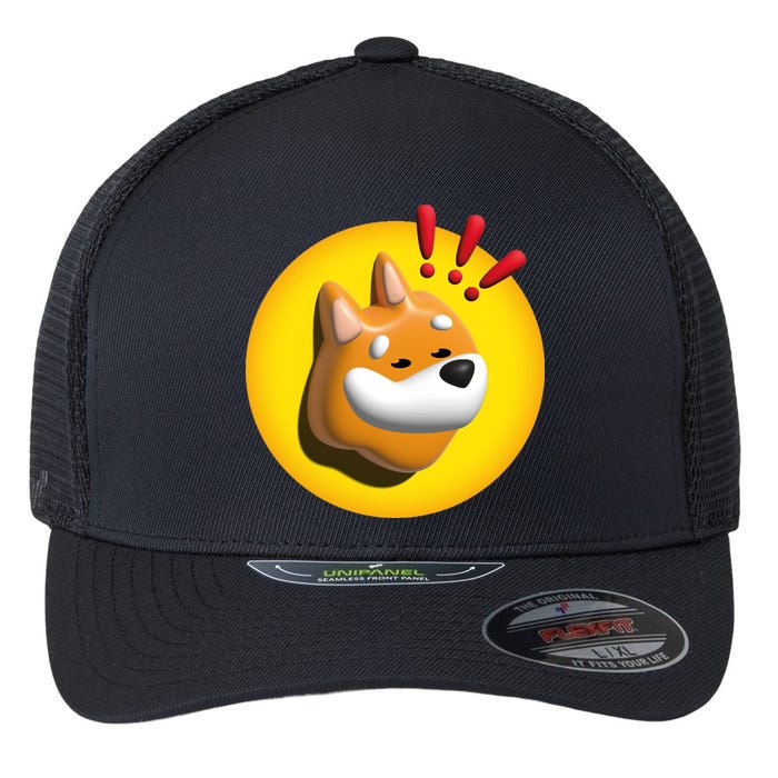 Bonk Crypto Currency Flexfit Unipanel Trucker Cap