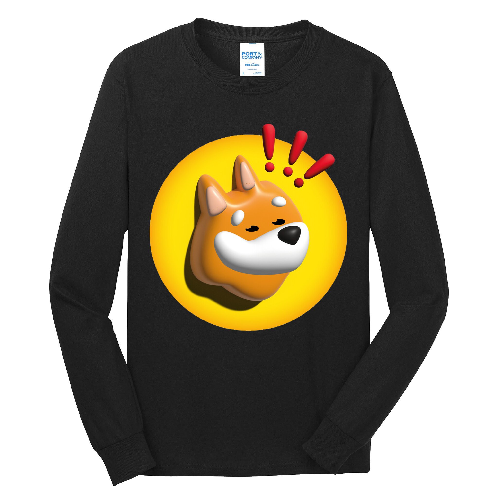 Bonk Crypto Currency Tall Long Sleeve T-Shirt