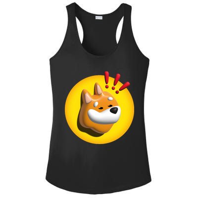 Bonk Crypto Currency Ladies PosiCharge Competitor Racerback Tank