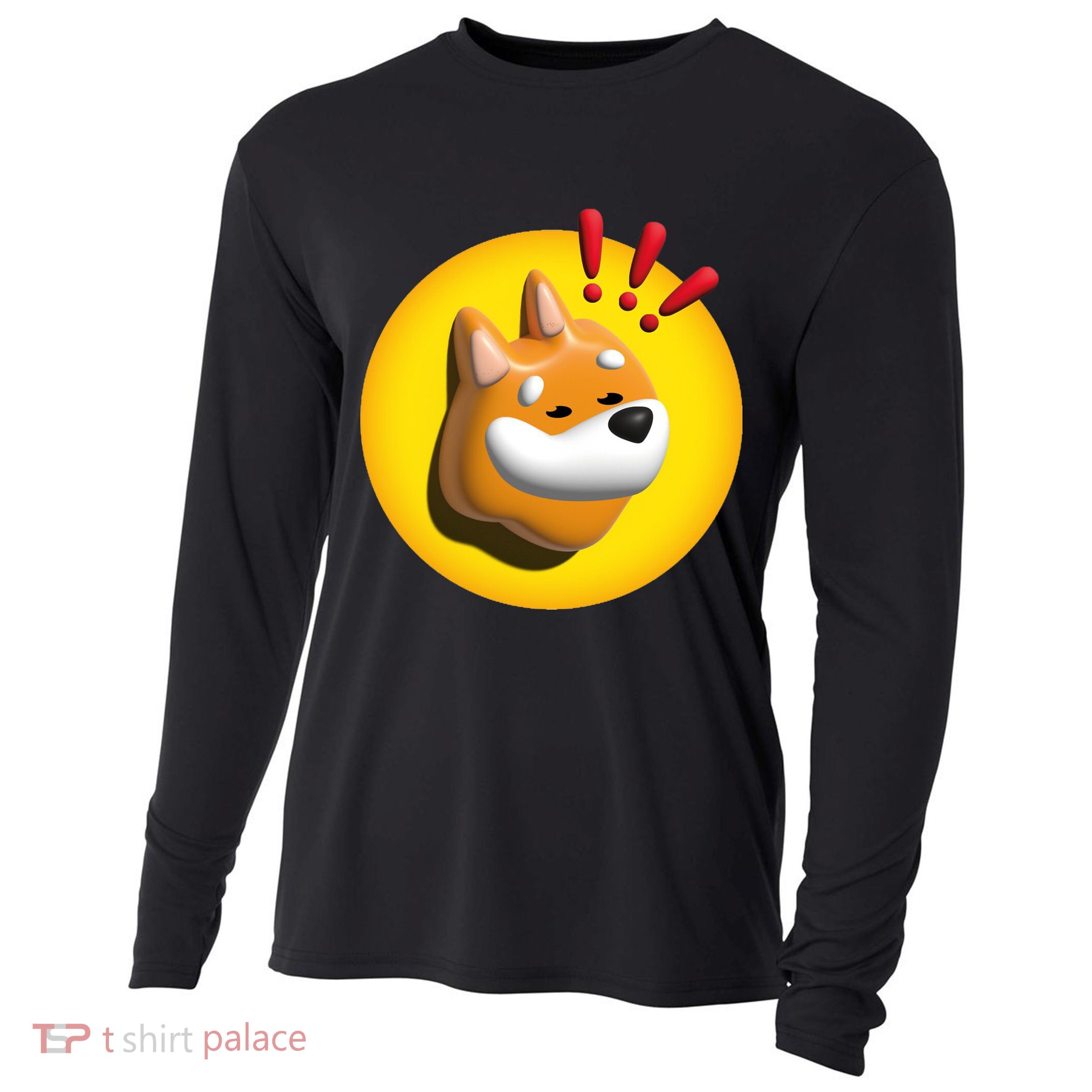 Bonk Crypto Currency Cooling Performance Long Sleeve Crew
