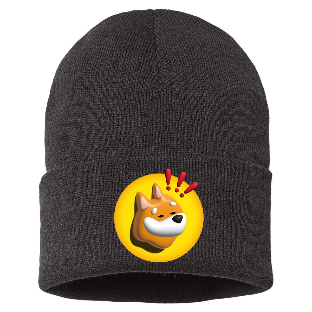 Bonk Crypto Currency Sustainable Knit Beanie