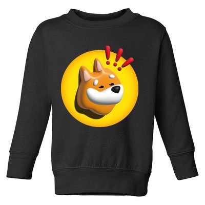 Bonk Crypto Currency Toddler Sweatshirt