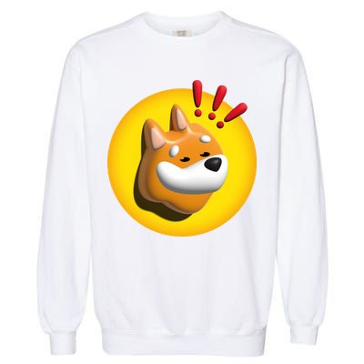 Bonk Crypto Currency Garment-Dyed Sweatshirt