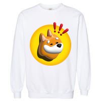 Bonk Crypto Currency Garment-Dyed Sweatshirt