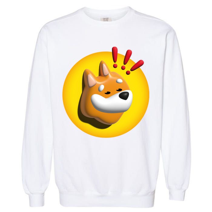 Bonk Crypto Currency Garment-Dyed Sweatshirt
