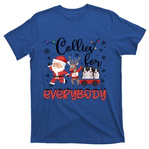 Border Collie Christmas Collies For Everybody Xmas Meaningful Gift T-Shirt