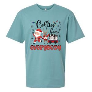 Border Collie Christmas Collies For Everybody Xmas Meaningful Gift Sueded Cloud Jersey T-Shirt