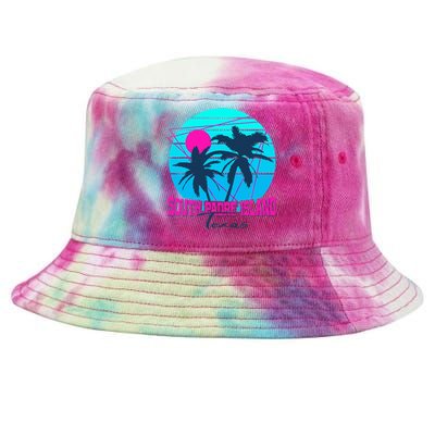 Beach Coastal City Vacation Souvenir South Padre Island Tie-Dyed Bucket Hat