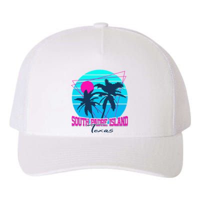 Beach Coastal City Vacation Souvenir South Padre Island Yupoong Adult 5-Panel Trucker Hat