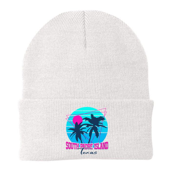 Beach Coastal City Vacation Souvenir South Padre Island Knit Cap Winter Beanie