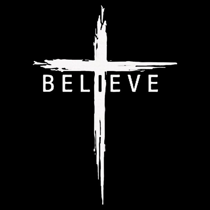 Believe Christian Cross Jesus Christ Christians Impact Tech Backpack
