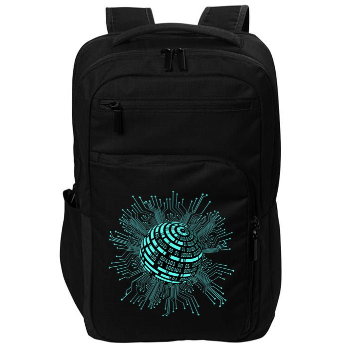Binary Coding Computer Nerd Geeks Programmer Funny Coding Impact Tech Backpack
