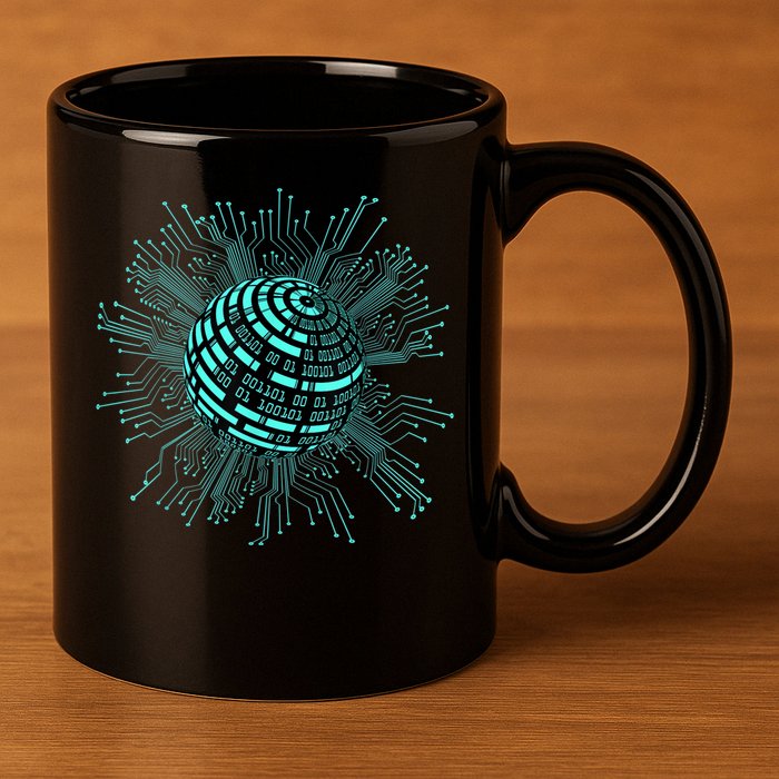 Binary Coding Computer Nerd Geeks Programmer Funny Coding 11oz C Handle Ceramic Mug