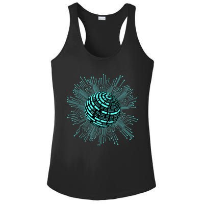 Binary Coding Computer Nerd Geeks Programmer Funny Coding Ladies PosiCharge Competitor Racerback Tank