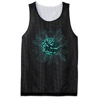 Binary Coding Computer Nerd Geeks Programmer Funny Coding Mesh Reversible Basketball Jersey Tank