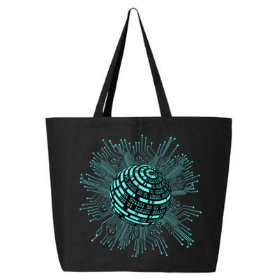 Binary Coding Computer Nerd Geeks Programmer Funny Coding 25L Jumbo Tote