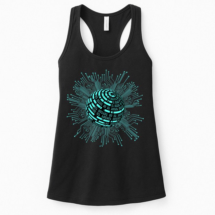 Binary Coding Computer Nerd Geeks Programmer Funny Coding Womens Tank Top