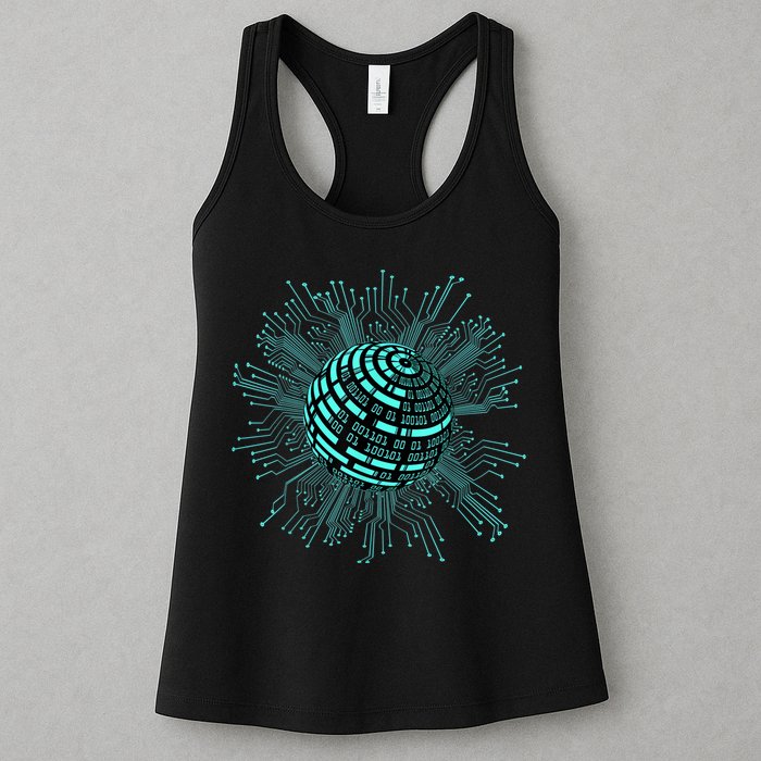Binary Coding Computer Nerd Geeks Programmer Funny Coding Womens Tank Top