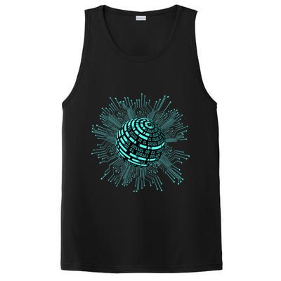 Binary Coding Computer Nerd Geeks Programmer Funny Coding PosiCharge Competitor Tank