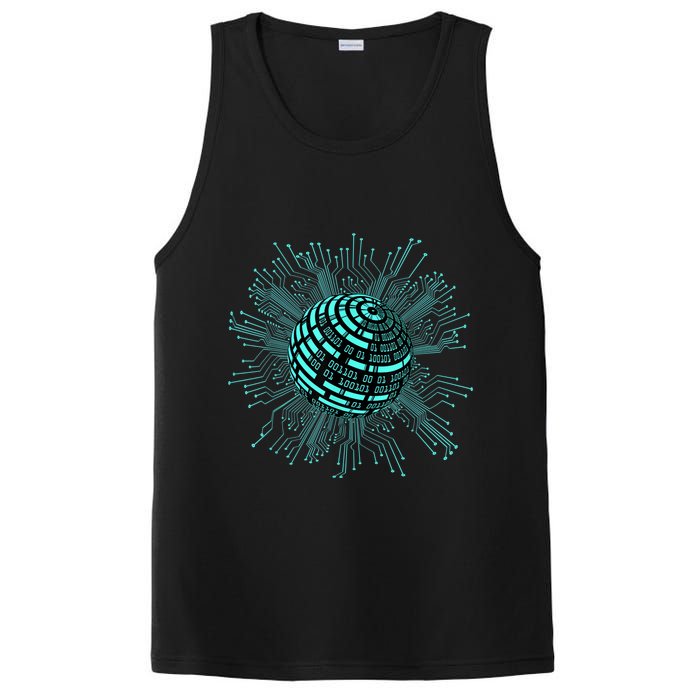 Binary Coding Computer Nerd Geeks Programmer Funny Coding PosiCharge Competitor Tank