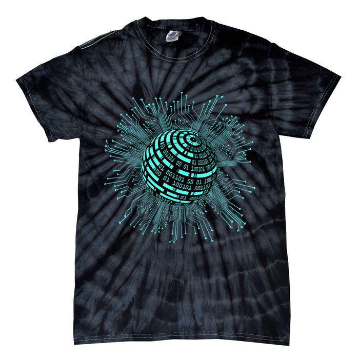 Binary Coding Computer Nerd Geeks Programmer Funny Coding Tie-Dye T-Shirt