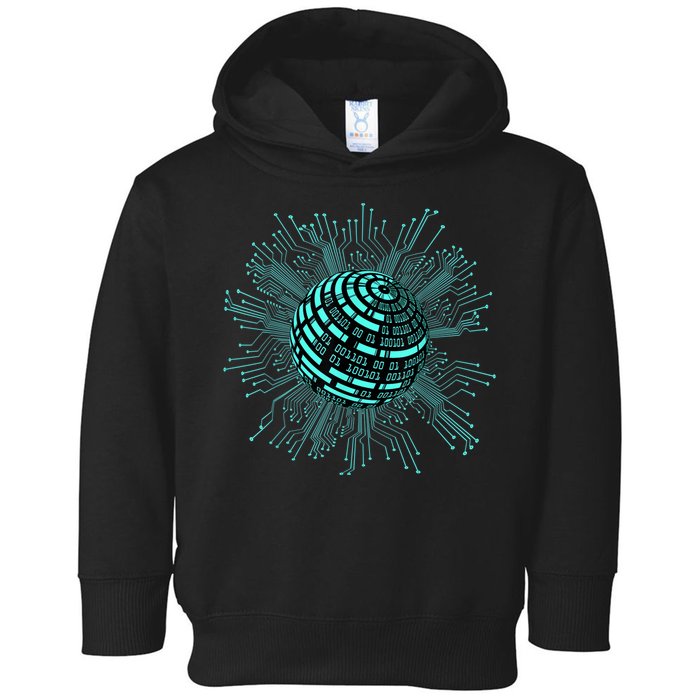 Binary Coding Computer Nerd Geeks Programmer Funny Coding Toddler Hoodie