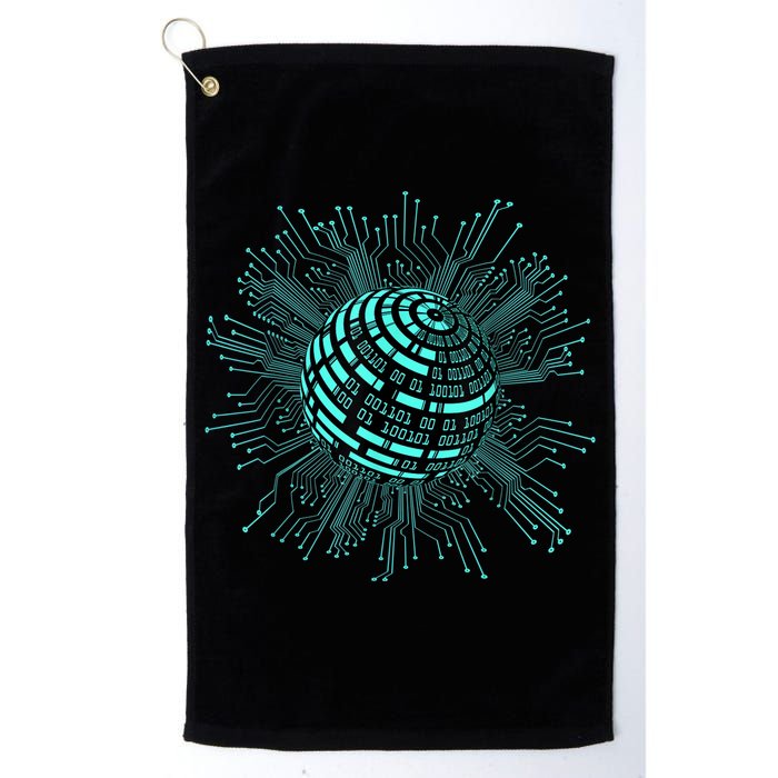 Binary Coding Computer Nerd Geeks Programmer Funny Coding Golf Towel