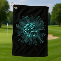 Binary Coding Computer Nerd Geeks Programmer Funny Coding Golf Towel