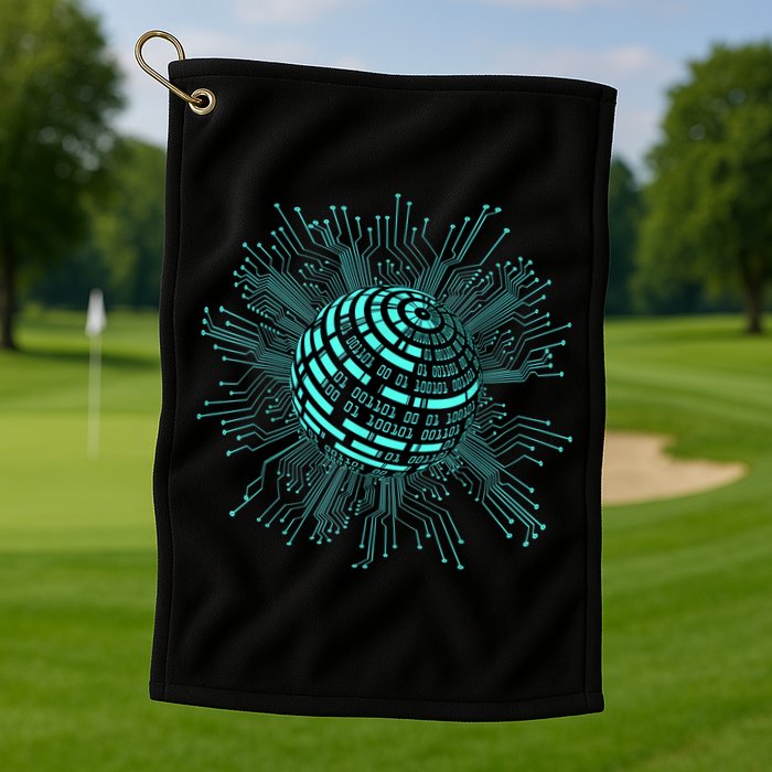 Binary Coding Computer Nerd Geeks Programmer Funny Coding Golf Towel