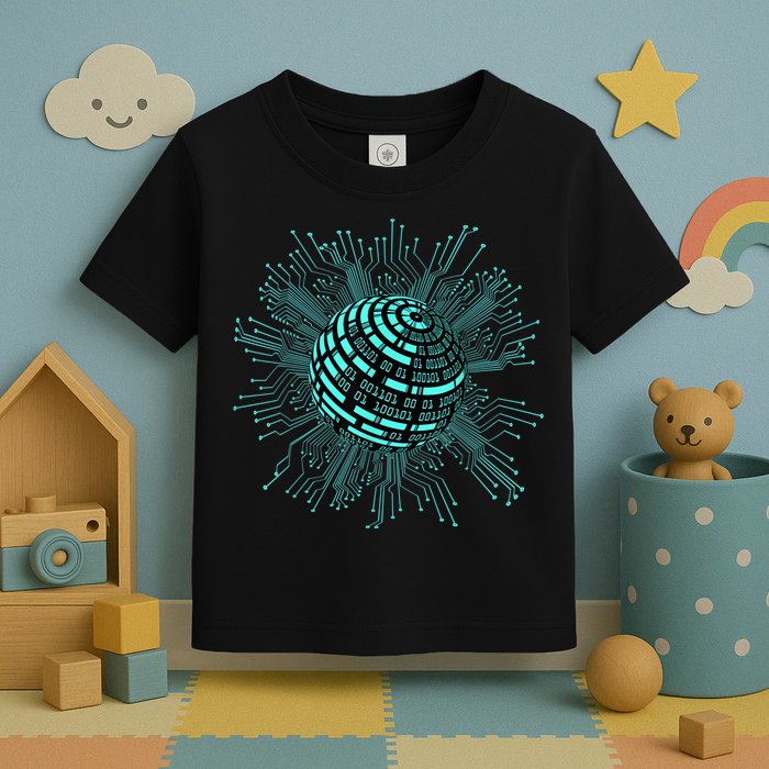 Binary Coding Computer Nerd Geeks Programmer Funny Coding Toddler T-Shirt