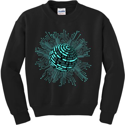 Binary Coding Computer Nerd Geeks Programmer Funny Coding Kids Sweatshirt