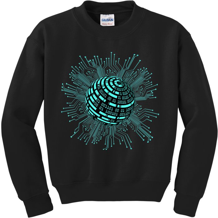 Binary Coding Computer Nerd Geeks Programmer Funny Coding Kids Sweatshirt
