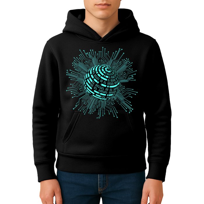 Binary Coding Computer Nerd Geeks Programmer Funny Coding Kids Hoodie