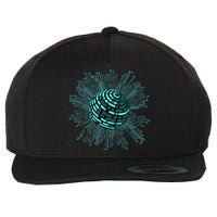 Binary Coding Computer Nerd Geeks Programmer Funny Coding Wool Snapback Cap
