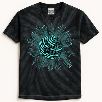 Binary Coding Computer Nerd Geeks Programmer Funny Coding Kids Tie-Dye T-Shirt