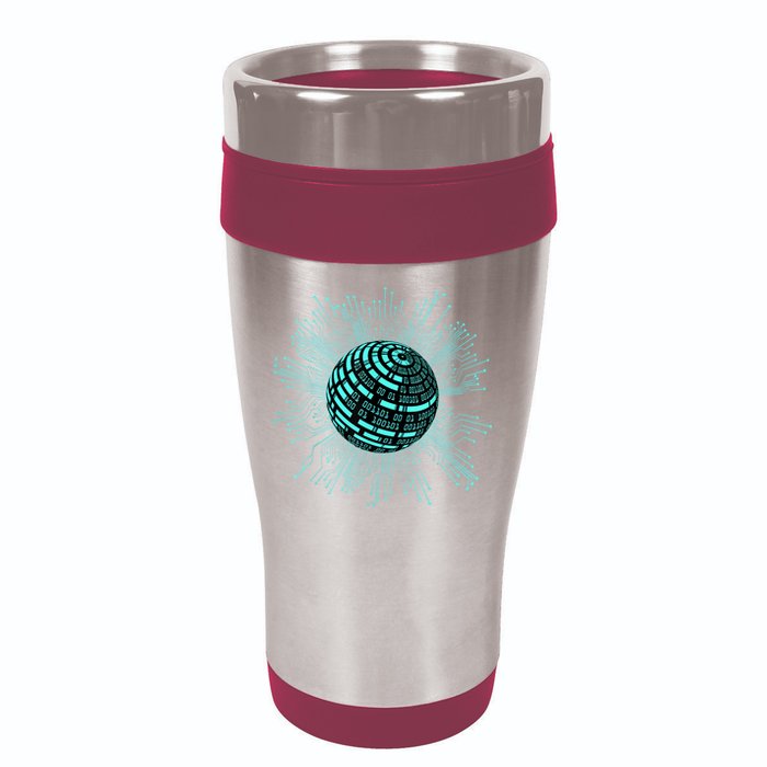Binary Coding Computer Nerd Geeks Programmer Funny Coding 16oz Travel Tumbler