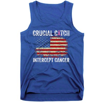 Breast Cancer Crucial A Catch Intercept Cancer Tank Top