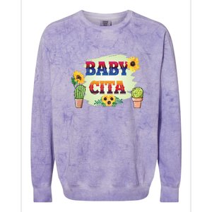 Baby Cita Cinco De Mayo 5 De Mayo Cactus Fiesta Colorblast Crewneck Sweatshirt