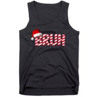 Bruh Christmas Candy Cane For Funny Xmas Bruh Tank Top