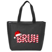 Bruh Christmas Candy Cane For Funny Xmas Bruh Zip Tote Bag